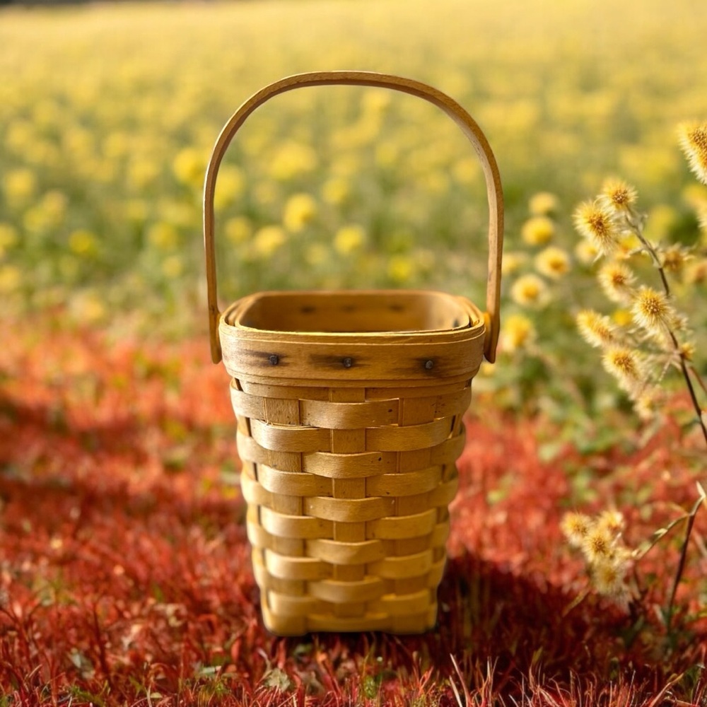 Longaberger vintage 1998 American Cancer Society‎ Horizon of Hope Basket retired